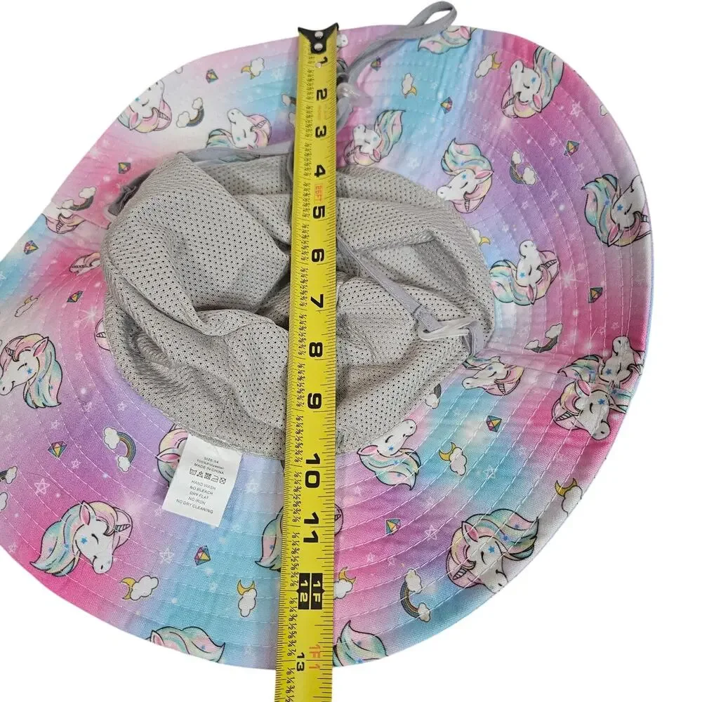 Unicorn Multicolor Sun hat for girls
